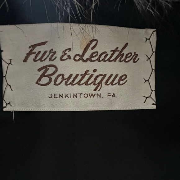 Vintage Natural Raccoon Fur Jacket 30” Let-Out Construction Small Collar Size M - Picture 14 of 15